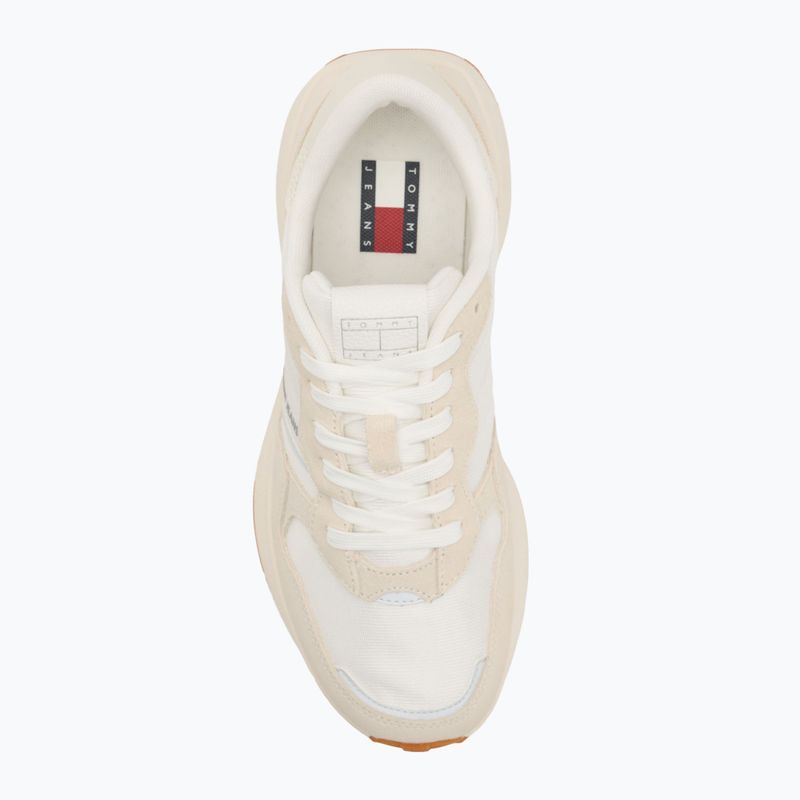 Tommy Jeans Cleated Runner ecru scarpe da donna 5