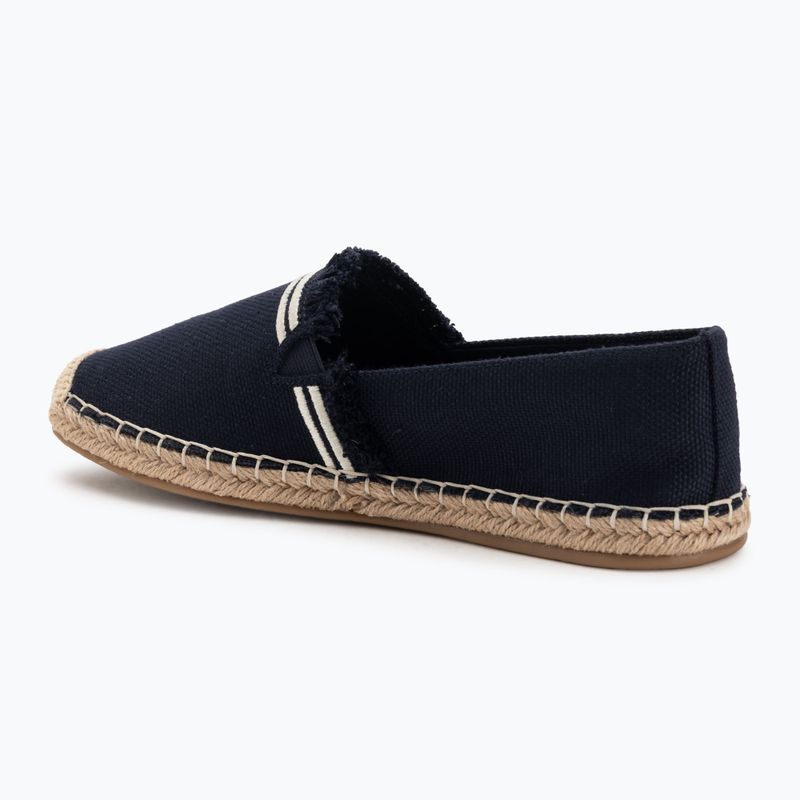 Espadrillas da donna Tommy Hilfiger Fringe Canvas Closed space blue 3