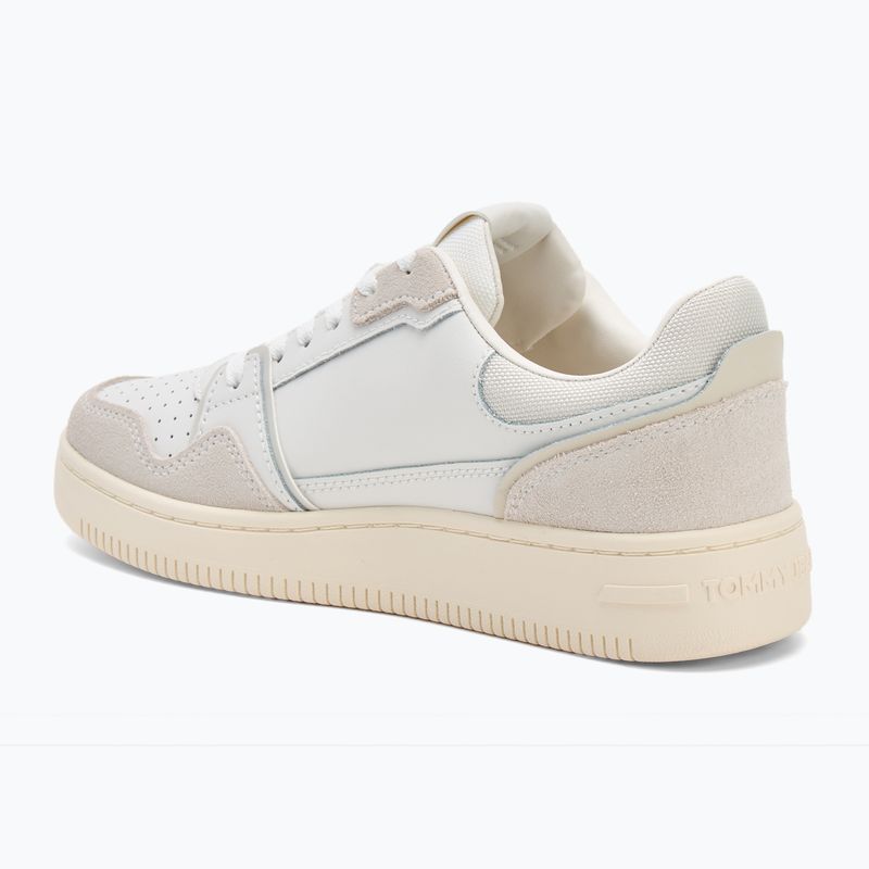 Tommy Jeans Retro Basket scarpe da donna ecrù/grigio stratus 3