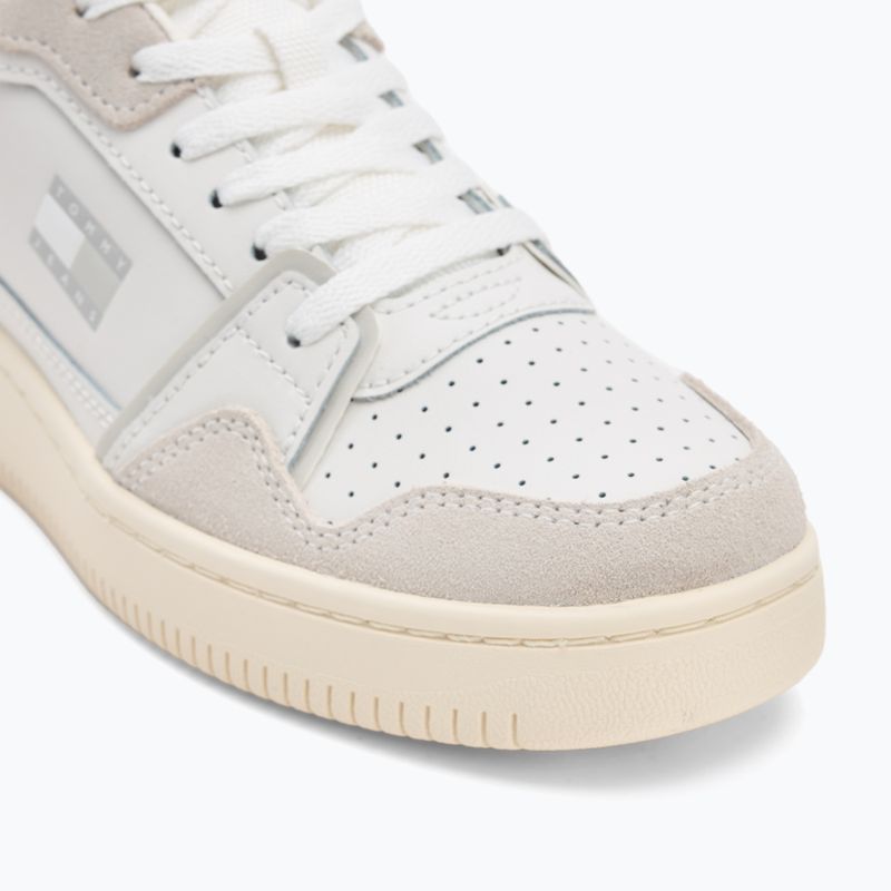 Tommy Jeans Retro Basket scarpe da donna ecrù/grigio stratus 7