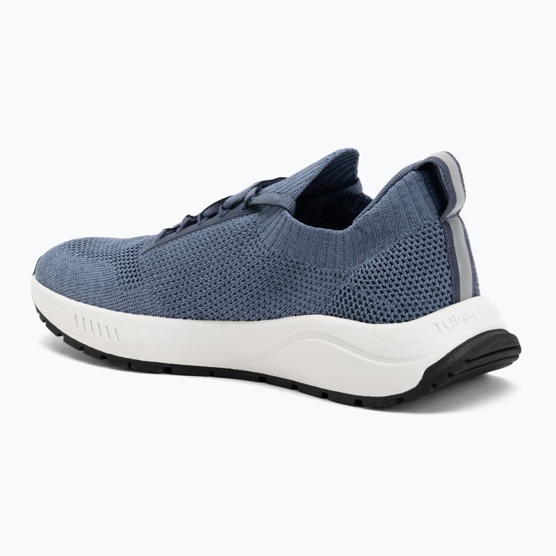 Scarpe da uomo Tommy Jeans Runner Knitted blue moment 3