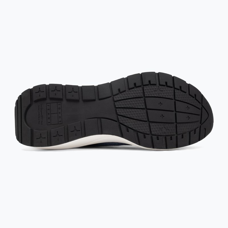 Scarpe da uomo Tommy Jeans Runner Knitted blue moment 4