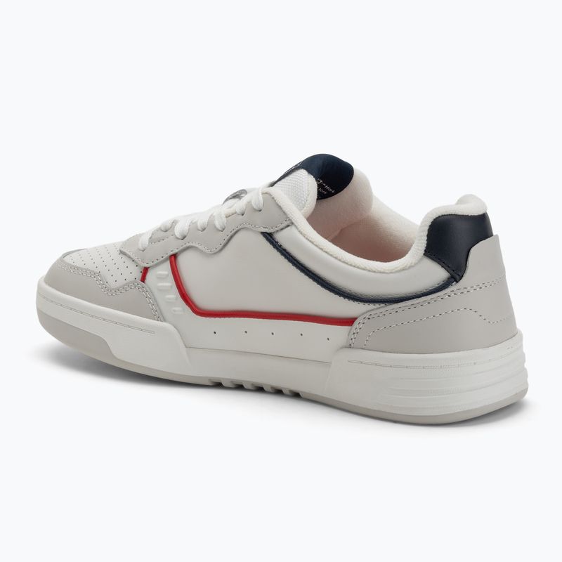 Tommy Jeans Uomo Cupsole Elevated Scarpe in pelle rosso/bianco/nero 3