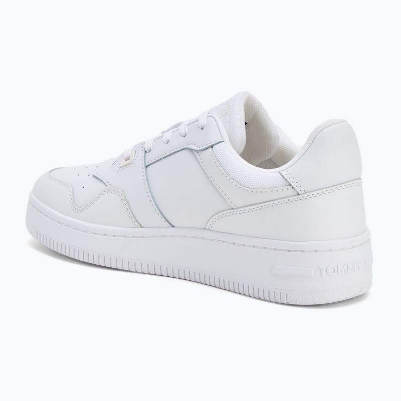 Scarpe uomo Tommy Jeans Retro Basket Ess white 3