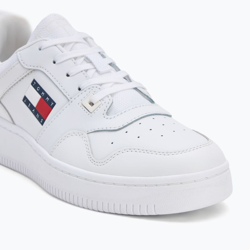 Scarpe uomo Tommy Jeans Retro Basket Ess white 7
