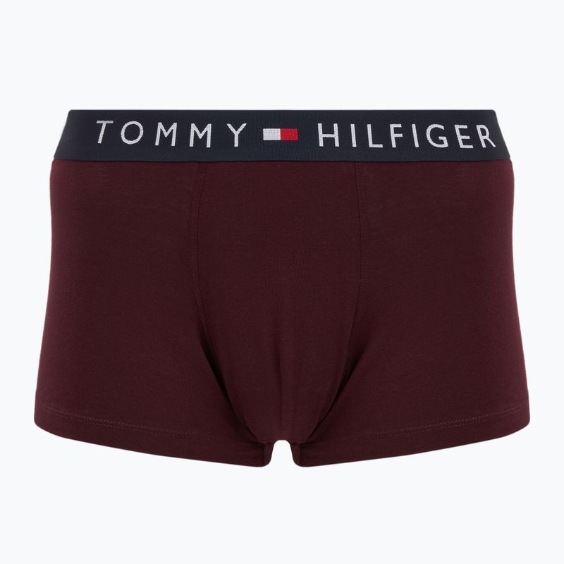 Boxer uomo Tommy Hilfiger UM0UM03180 Trunk 3 paia deep burgundy/purple navy/deep red heather 4