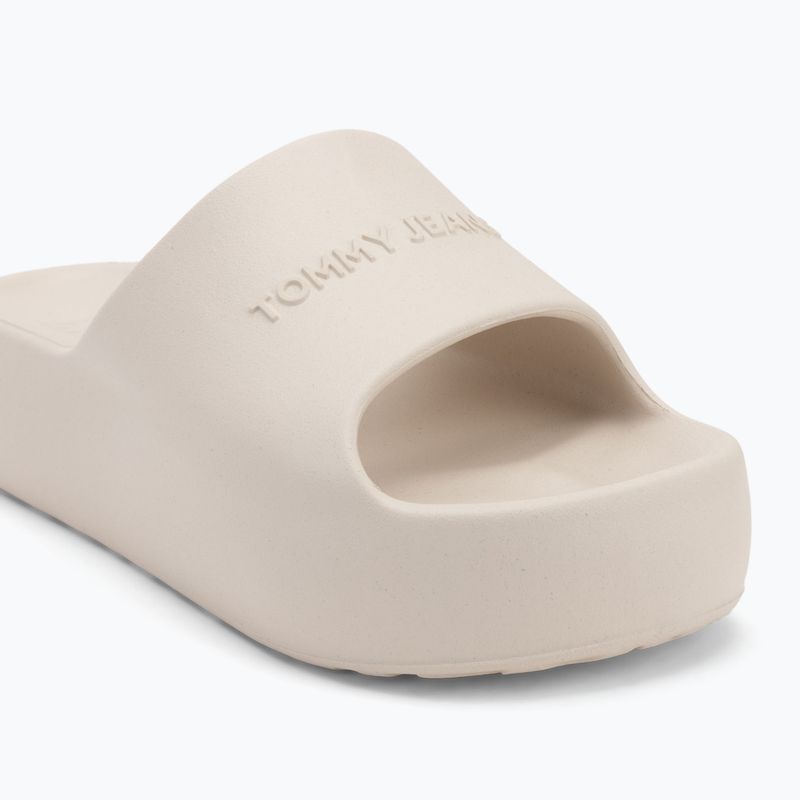 Infradito Tommy Jeans da donna Chunky Pool Slide Ess in carta da giornale 7