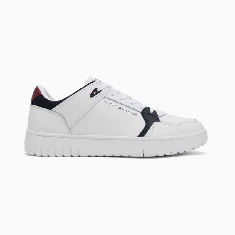 Scarpe Tommy Hilfiger Basket Core Lite Lth Mix bianche da uomo 2