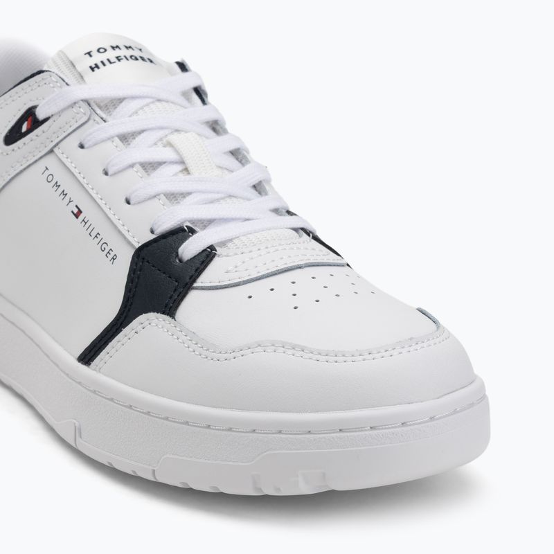 Scarpe Tommy Hilfiger Basket Core Lite Lth Mix bianche da uomo 7