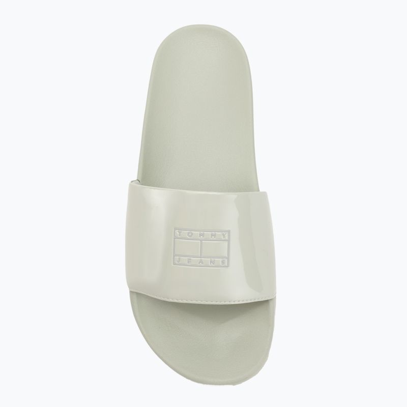 Tommy Hilfiger donna Flag Pool Slide brevetto infradito misty sage 5