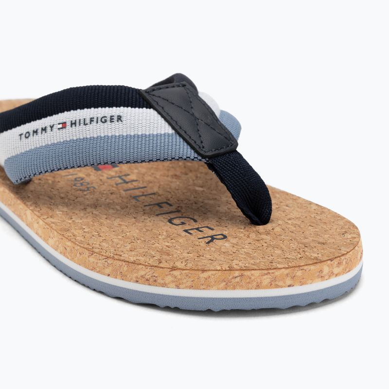 Infradito Tommy Hilfiger Cork Beach desert sky da uomo 7