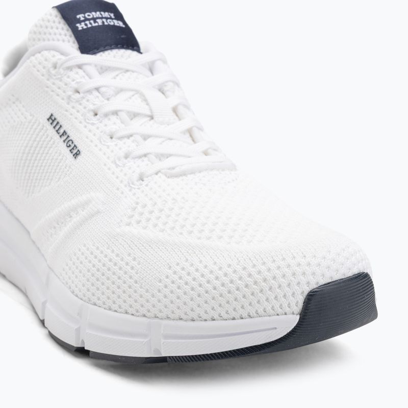 Scarpe Tommy Hilfiger Comfort Run Knit bianche da uomo 7