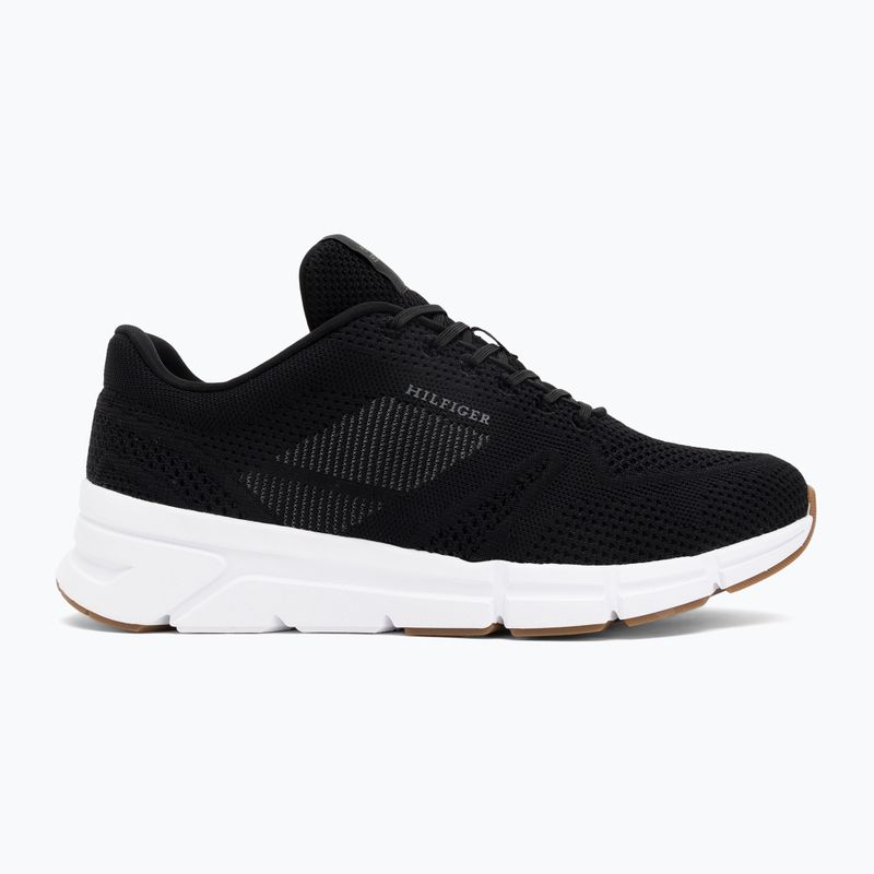 Scarpe Tommy Hilfiger Comfort Run Knit uomo nero 2