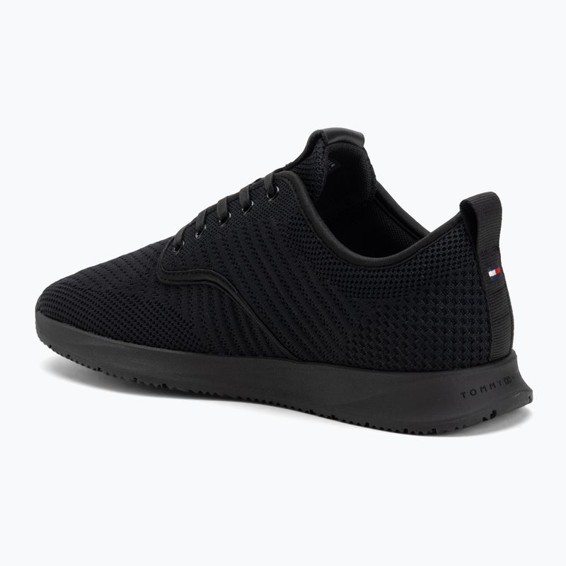 Tommy Hilfiger scarpe da uomo Newport 3D Premium Knit nero 3