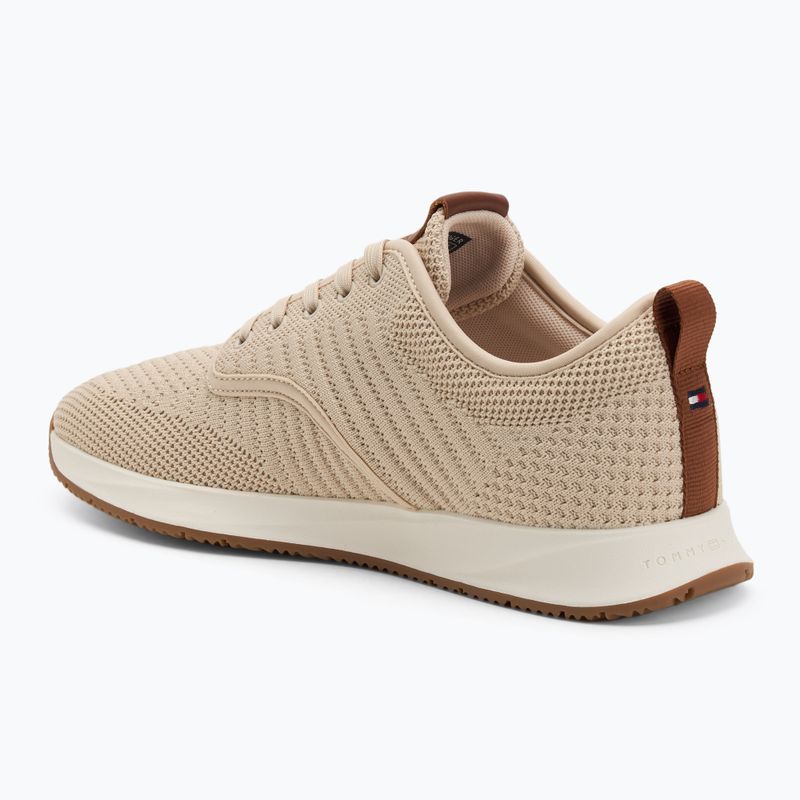 Tommy Hilfiger scarpe da uomo Newport 3D Premium Knit classiche beige 3
