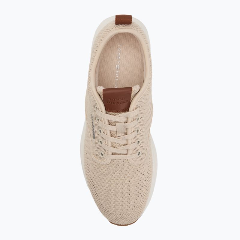 Tommy Hilfiger scarpe da uomo Newport 3D Premium Knit classiche beige 5