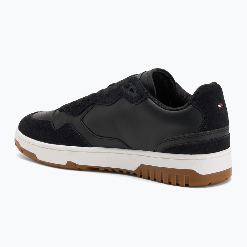 Tommy Hilfiger Basket Better Mix Lth nero scarpe da uomo 3