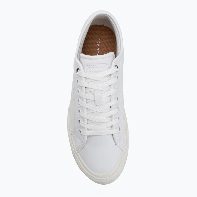 Sneakers uomo Tommy Hilfiger Street Leather Stitch white 5