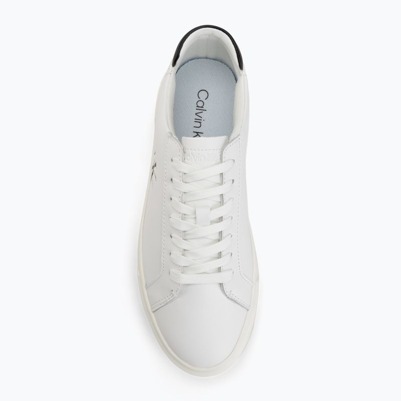 Scarpe da donna Calvin Klein YW0YW01945 Basket Cups Laceup Leather bright white/black 5