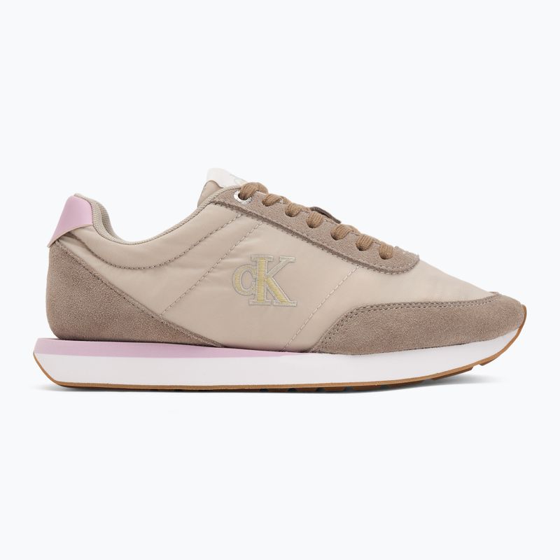 Scarpe da donna Calvin Klein YW0YW01990 Retro Runner Lace Up Nylon MG chateau/taupe/fragrant lilac 2