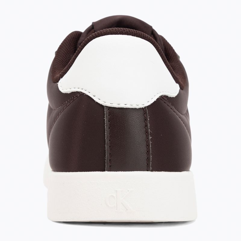 Scarpe da donna Calvin Klein YW0YW01781 3 Cupsole Laceup PU MG burgundy/bright white 6