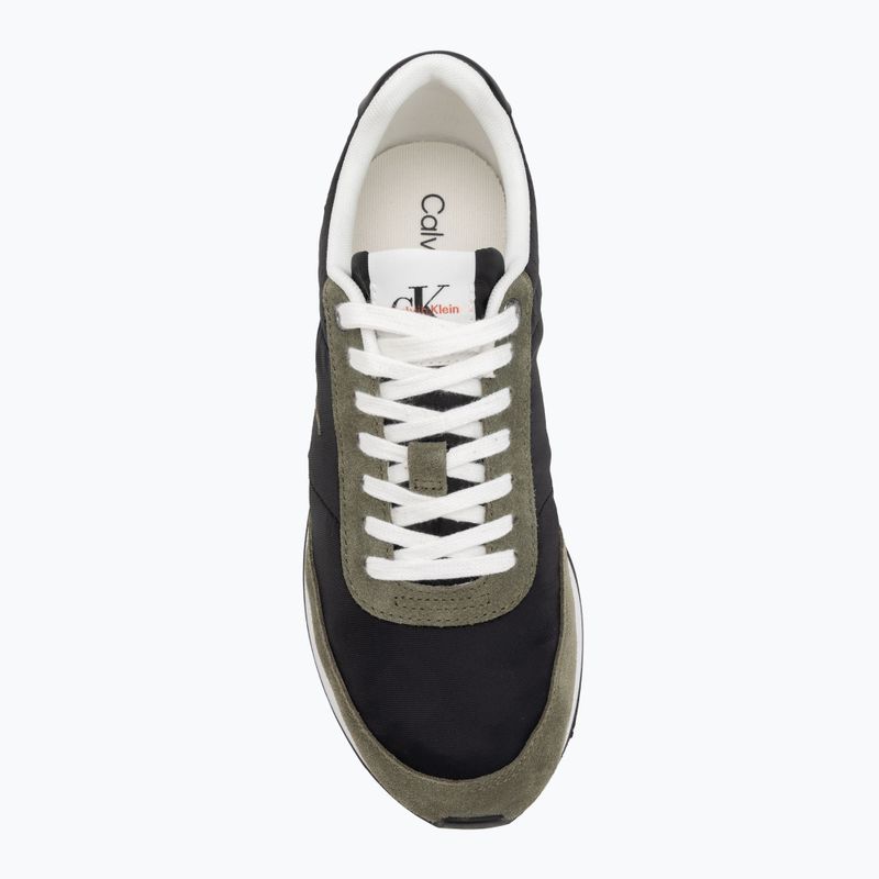 Scarpe da uomo Calvin Klein YM0YM01361 Retro Runner Essential MIX MAT black/capers/bright white 5