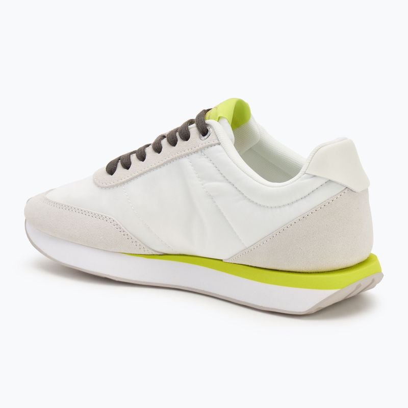 Scarpe da donna Calvin Klein YW0YW01990 Retro Runner Lace Up Nylon MG white/evening primrose/lily white 3