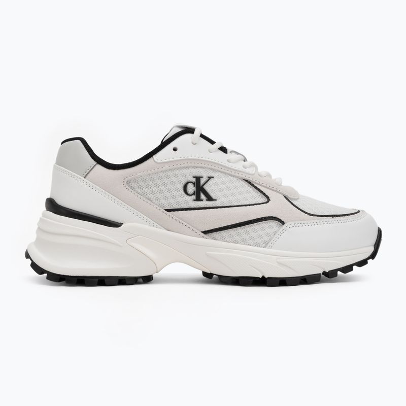 Scarpe da donna Calvin Klein YW0YW02009 Hike Runner Mesh Mix MET MG bright white/black 2