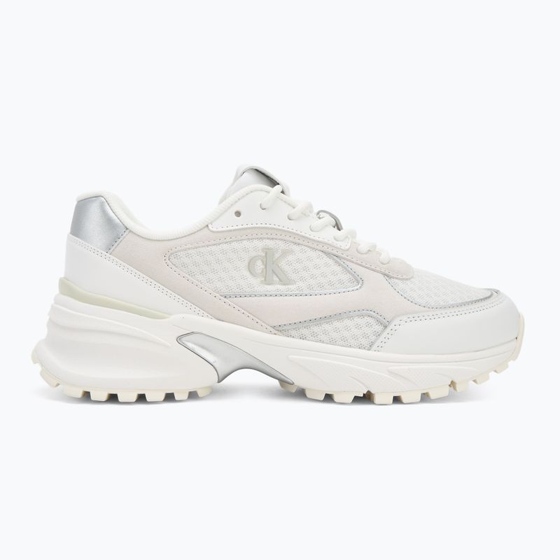 Scarpe da donna Calvin Klein YW0YW02009 Hike Runner Mesh Mix MET MG bright white/silver 2