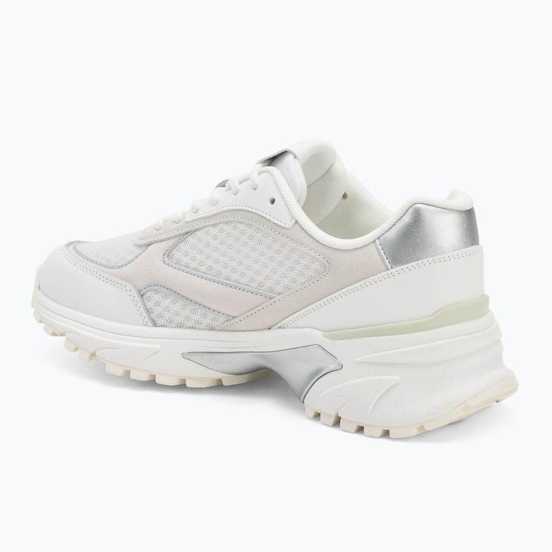 Scarpe da donna Calvin Klein YW0YW02009 Hike Runner Mesh Mix MET MG bright white/silver 3