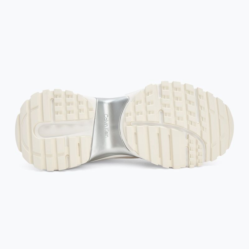 Scarpe da donna Calvin Klein YW0YW02009 Hike Runner Mesh Mix MET MG bright white/silver 4