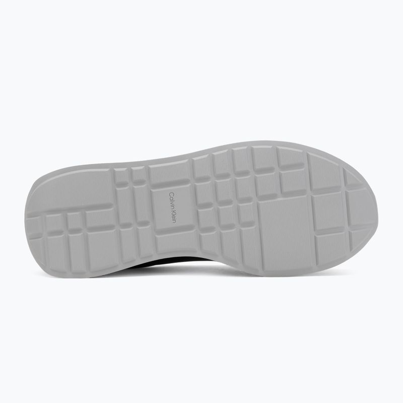 Scarpe da donna Calvin Klein YW0YW01942 Retro Runner Lace Up Leather MG black/formal gray 4