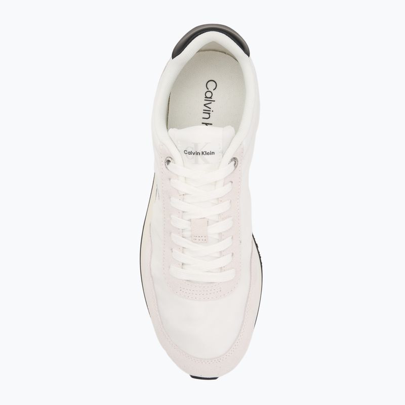Scarpe da uomo Calvin Klein YM0YM01361 Retro Runner Essential MIX MAT bright white/black 5
