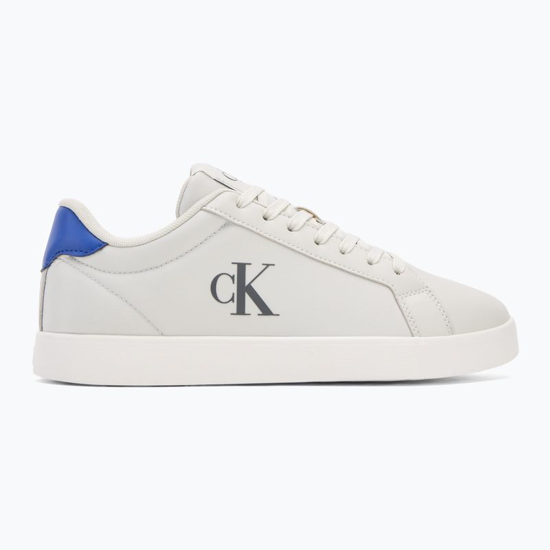 Scarpe uomo Calvin Klein YM0YM01213 3 Cupsole PU lily white/purple blue 2