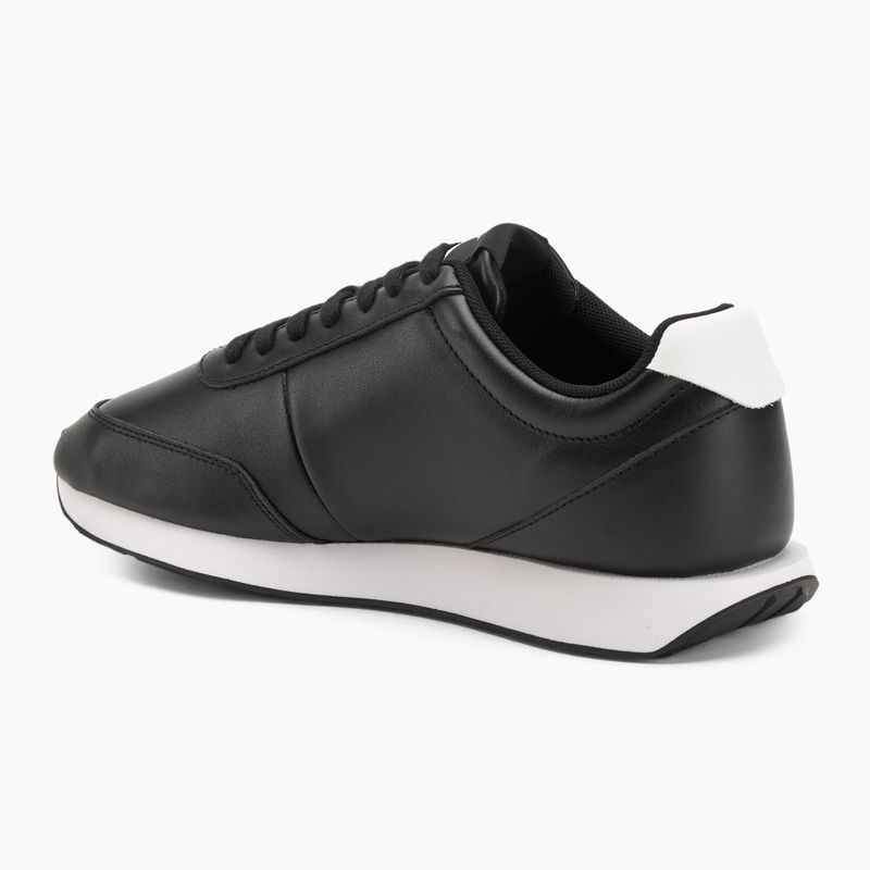 Scarpe da uomo Calvin Klein YM0YM01355 Retro Runner Essential Leather black/bright white 3