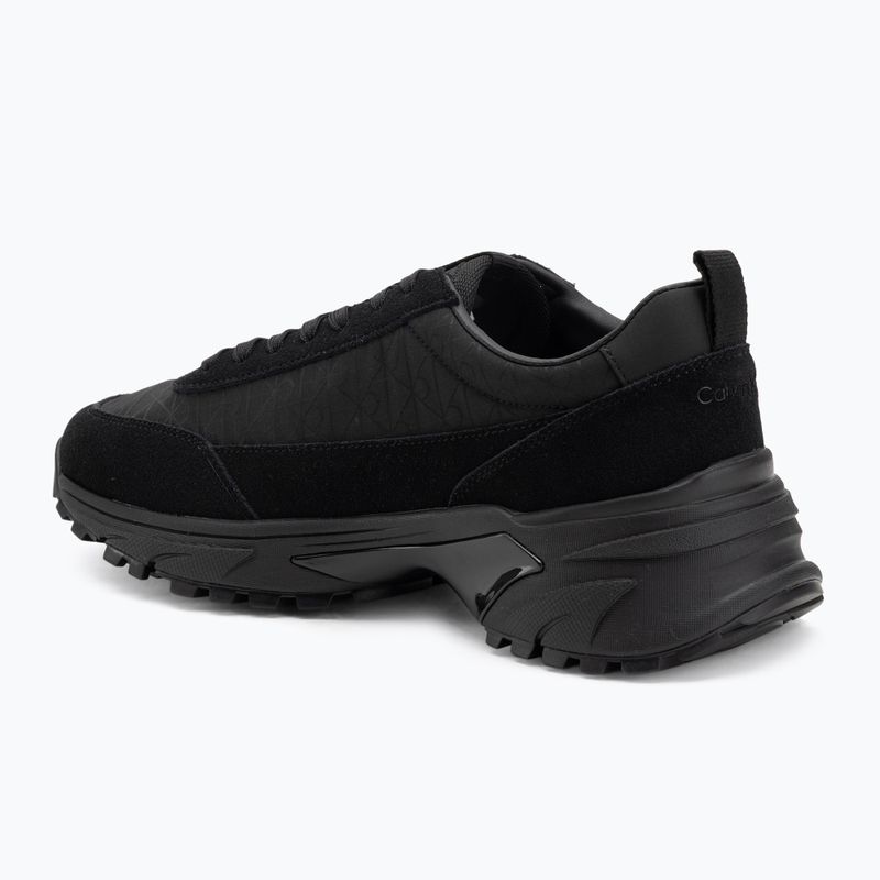 Scarpe da uomo Calvin Klein YM0YM01378 Hike Runner Casual Ny-Su AOP triple black 3
