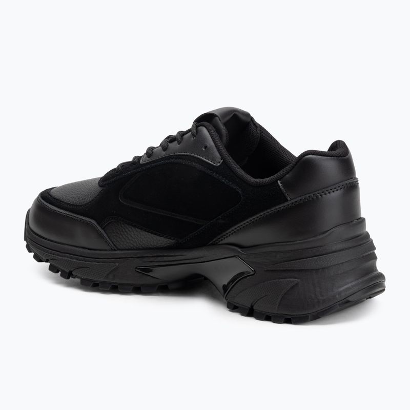 Scarpe da uomo Calvin Klein YM0YM01289 Hike Runner HF Leather Mix triple black 3