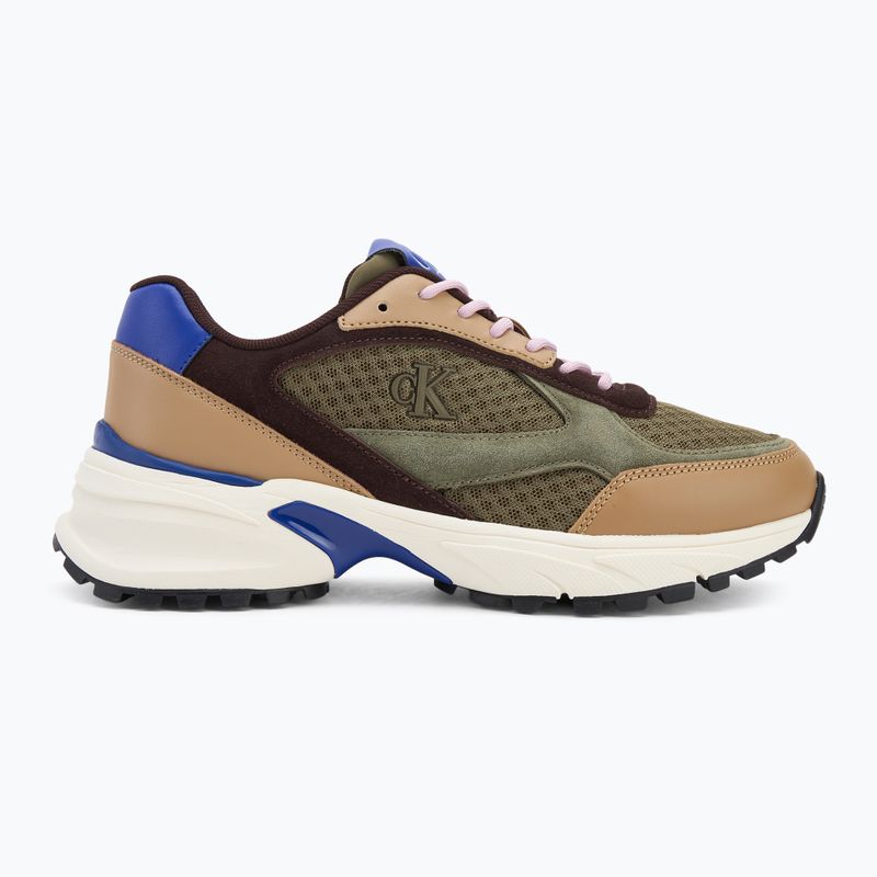 Scarpe da uomo Calvin Klein YM0YM01379 Hike Runner Mesh MIX cumin/burnt out/khaki/purple blue 2