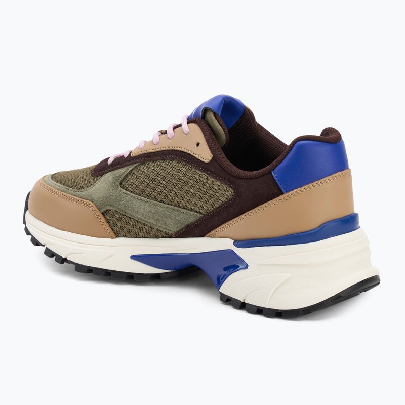 Scarpe da uomo Calvin Klein YM0YM01379 Hike Runner Mesh MIX cumin/burnt out/khaki/purple blue 3