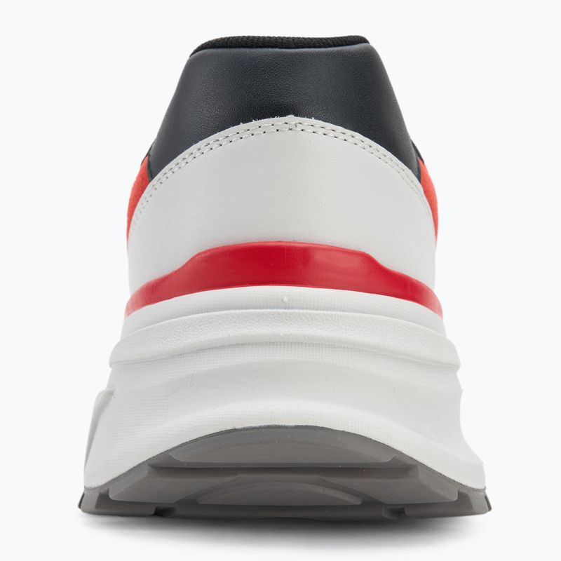 Scarpe da uomo Calvin Klein YM0YM01379 Hike Runner Mesh MIX bright white/grey/flame scarlet 6