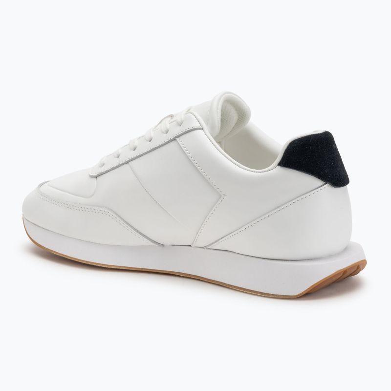 Scarpe da uomo Calvin Klein YM0YM01381 Retro Runner Leather Tape bright white/black/gum 3