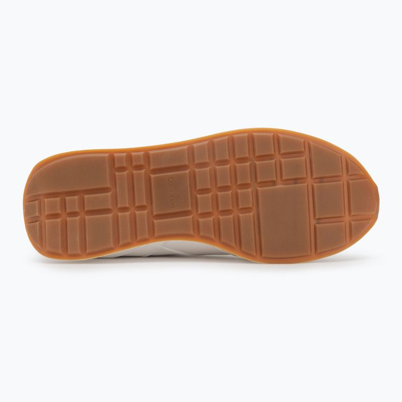 Scarpe da uomo Calvin Klein YM0YM01381 Retro Runner Leather Tape bright white/black/gum 4