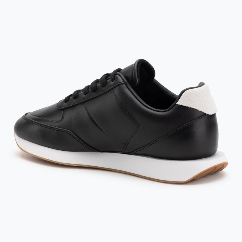 Scarpe da uomo Calvin Klein YM0YM01381 Retro Runner Leather Tape black/bright white/gum 3