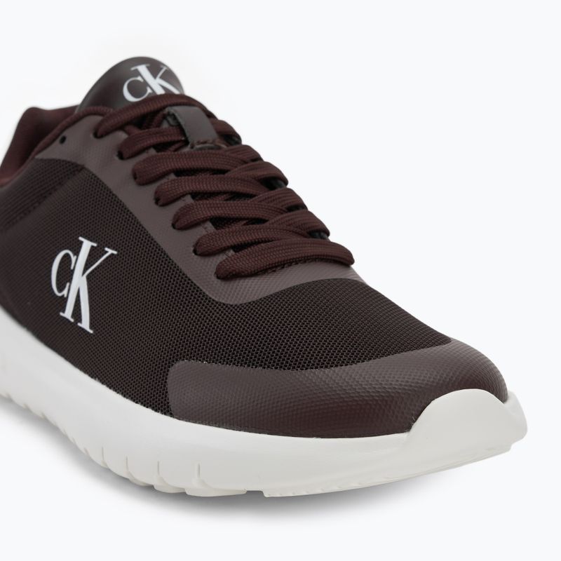 Scarpe donna Calvin Klein YW0YW01750 3 Eva Runner Mesh MG brown out/green haze 7