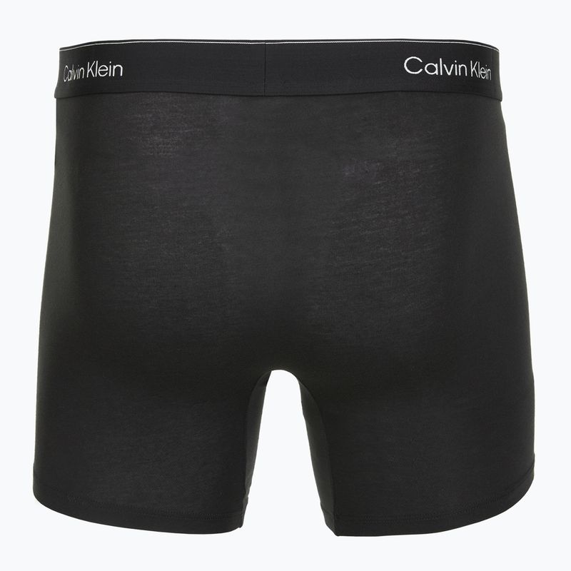 Boxer Calvin Klein LV00NB4394 Slip 3 paia black/chalk logo/black/currie 5
