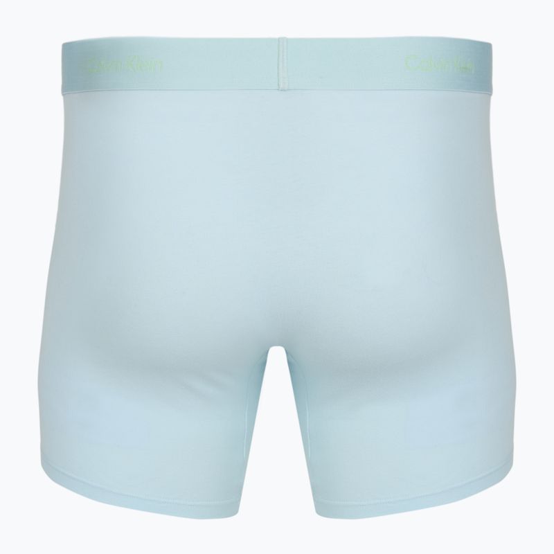 Boxer Calvin Klein LV00NB4477 Brief 3 paia patina green/shoreline/iridescent blue 3