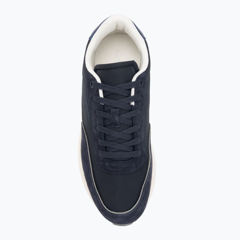 Scarpe da uomo Calvin Klein HM0HM01714 a taglio basso allacciate Repreve Mix navy/granite road/cobalt 5