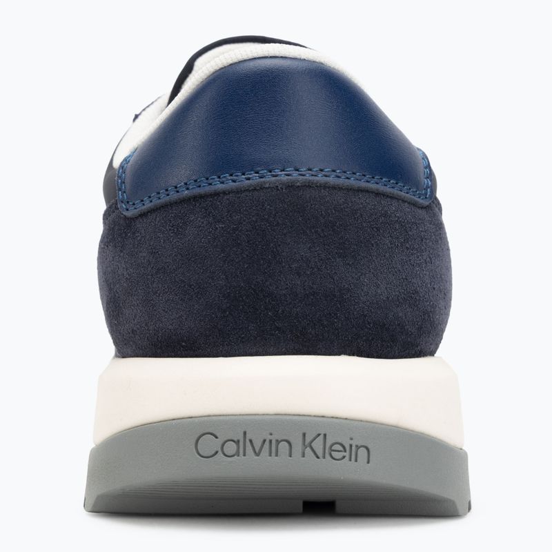 Scarpe da uomo Calvin Klein HM0HM01714 a taglio basso allacciate Repreve Mix navy/granite road/cobalt 6