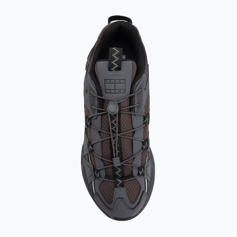 Scarpe da uomo Tommy Jeans Outdoor Runner washed black/black walnut 5
