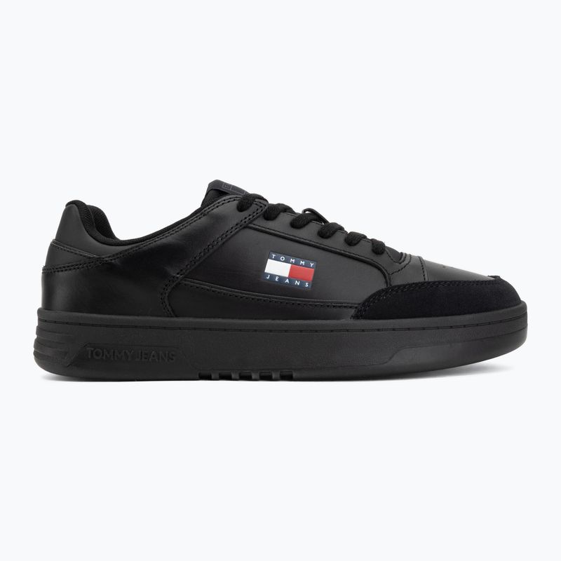 Scarpe da uomo Tommy Jeans Cupsole Leather black 2